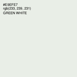 #E9EFE7 - Green White Color Image